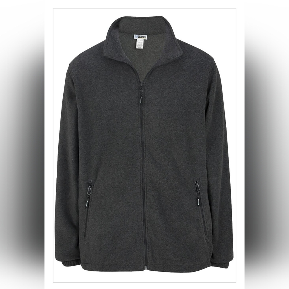 Men's Gray Microfleece Edwards Jacket Size XL